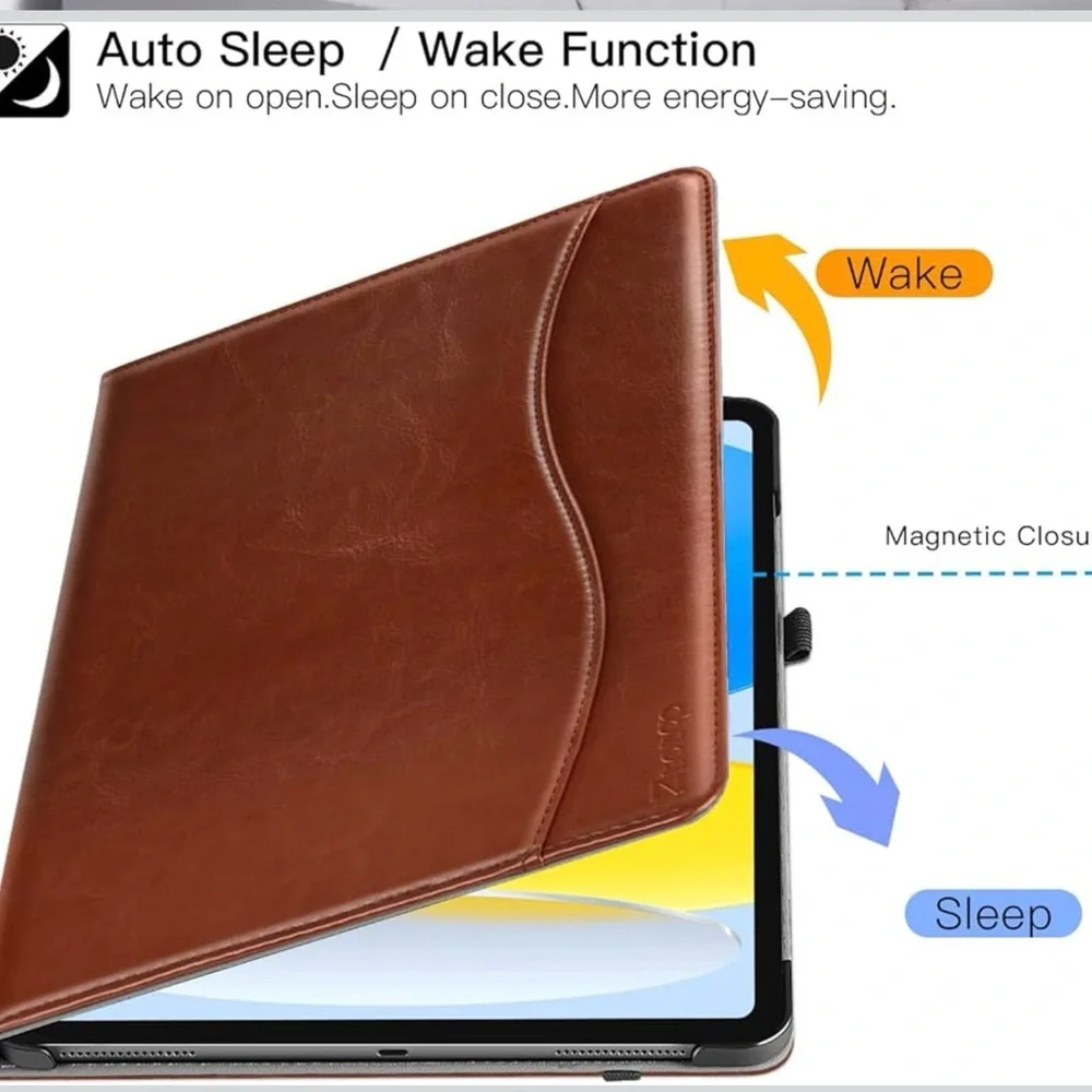 IPad (A16) 10/11th Generation Premium Leather Case